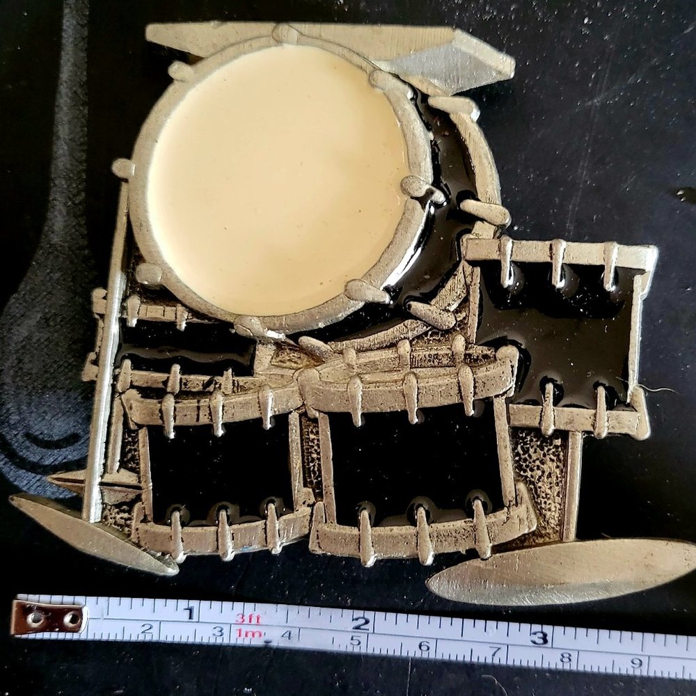 DRUMS Drum Set Rock n' Roll PUNK Metal BELT BUCKLE Free Shipping!